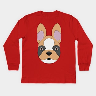 French Bulldog Kids Long Sleeve T-Shirt